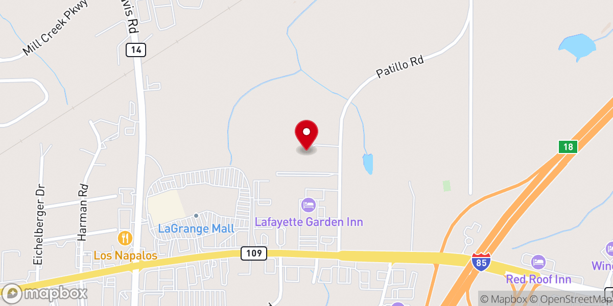 Map showing location of LaGrange Seventh-day Adventist Church