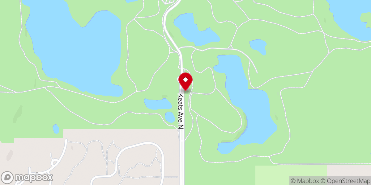 Map showing location of Lake Elmo Park Reserve