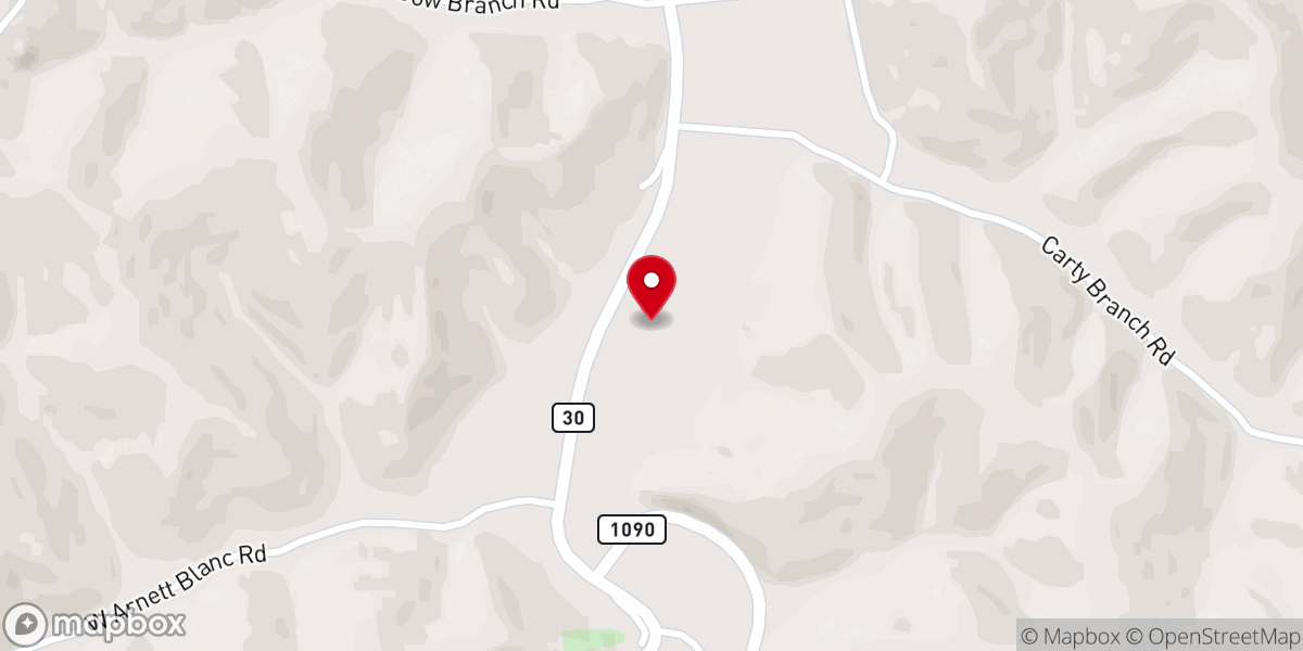 Map showing location of Lake Front Church of God