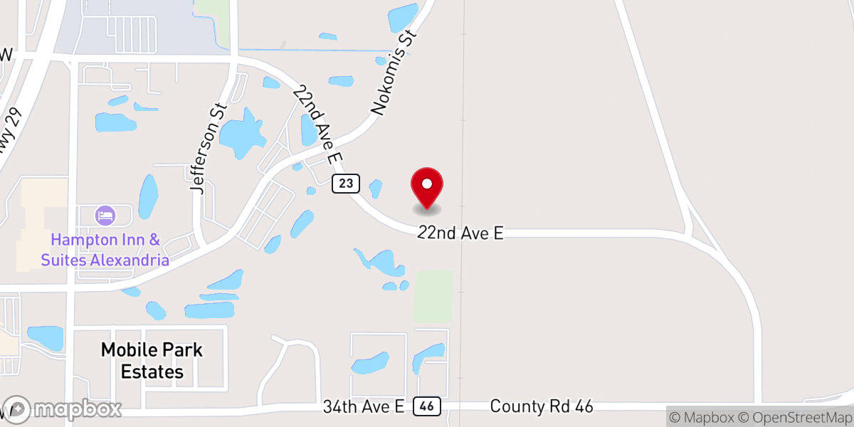 Map showing location of Lakeland United Pentecostal Church