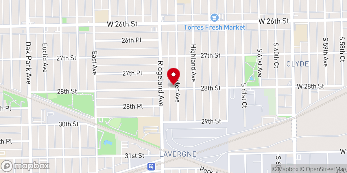 Map showing location of Lampstand Ministries