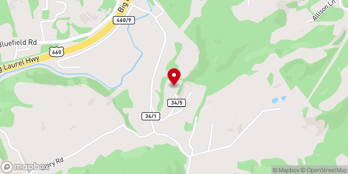 Map showing location of Landmark First Church of God
