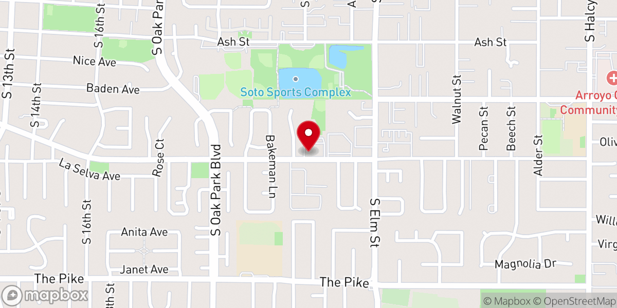 Map showing location of Landmark Missionary Baptist Church Arroyo Grande