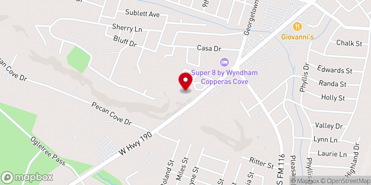 Map showing location of LaunchPoint Community Church