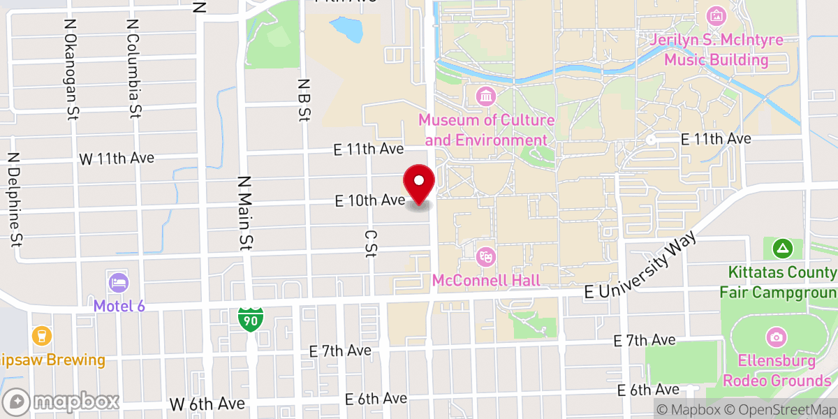 Map showing location of LDS Institute of Religion