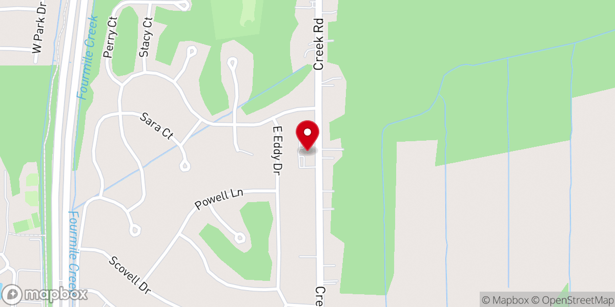 Map showing location of Lewiston Assembly of God