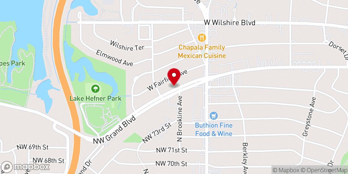 Map showing location of Liberty Chapel