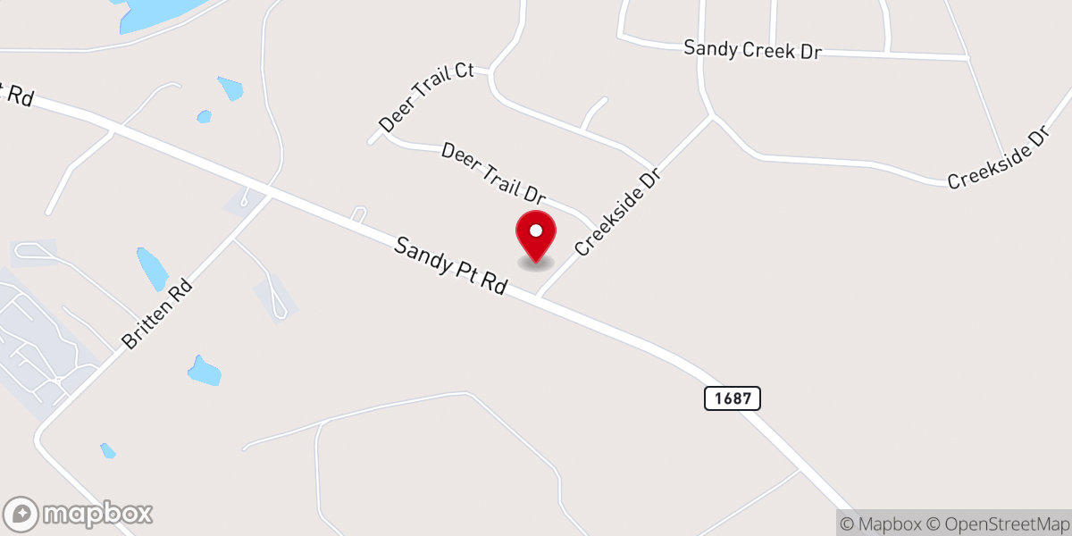 Map showing location of Liberty Family Church