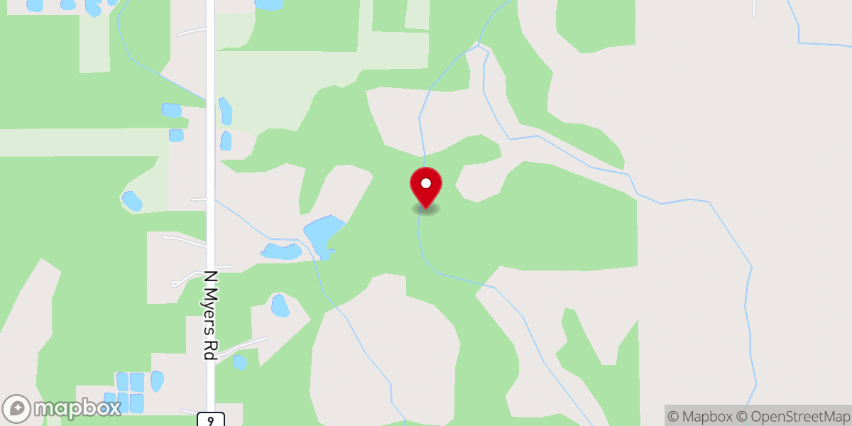 Map showing location of Life-Brand Cowboy Church