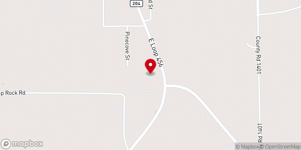 Map showing location of Life Recovery Church