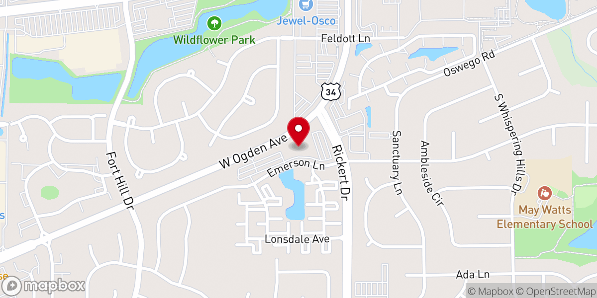 Map showing location of Life Springs Church