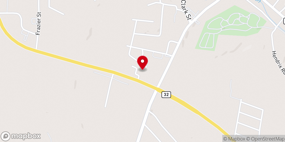 Map showing location of Light of Grace Church