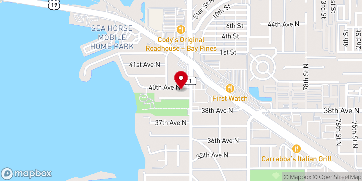 Map showing location of Lighthouse Free Will Baptist