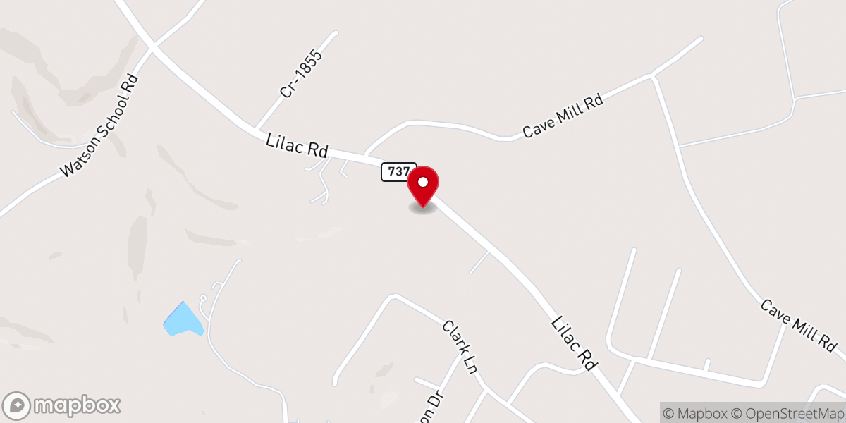 Map showing location of Lilac Road Church of Christ