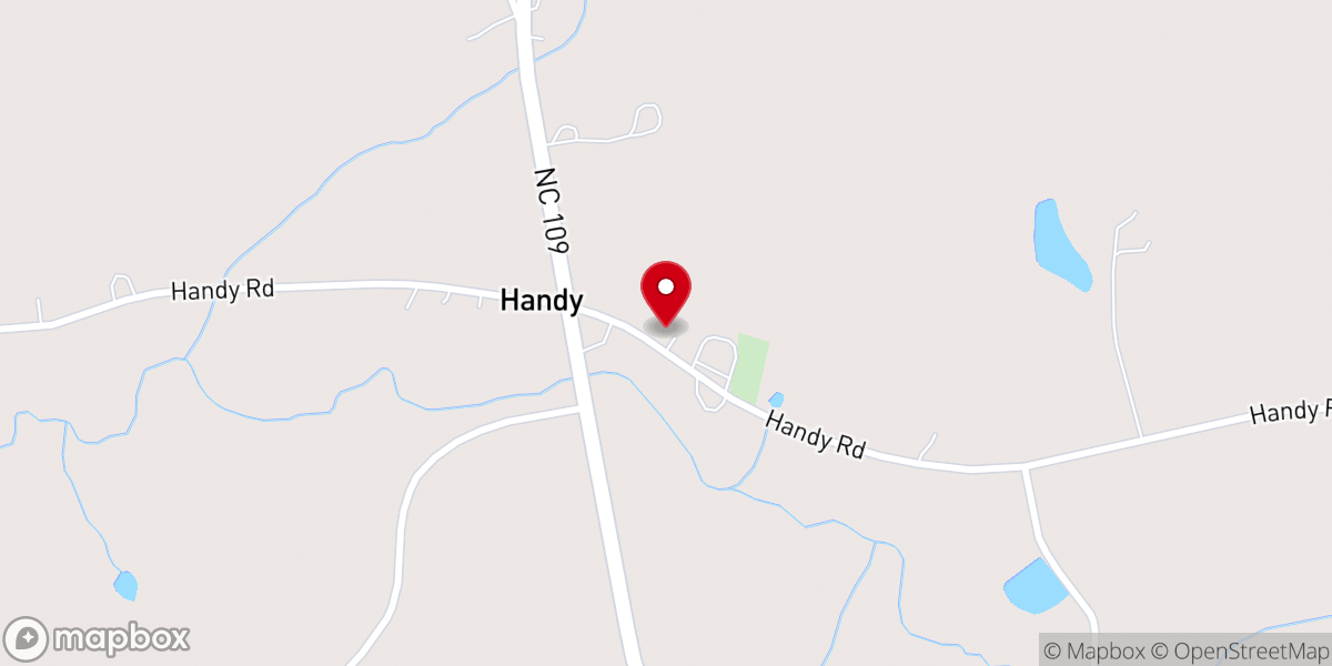 Map showing location of Lineberry Church