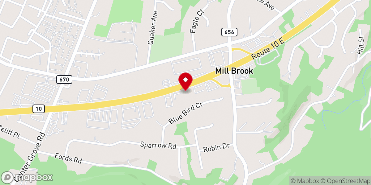 Map showing location of Little Cottage Of Faith