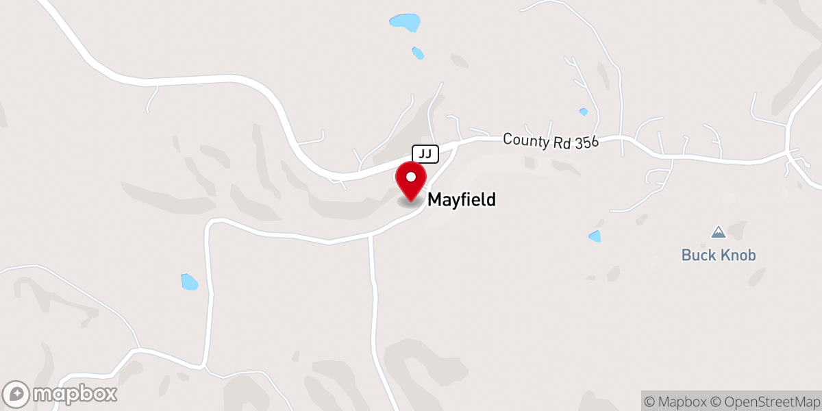 Map showing location of Little White Water Baptist Ch