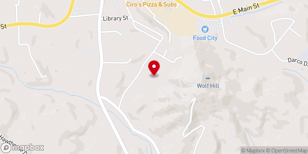 Map showing location of Living By Faith Baptist Church
