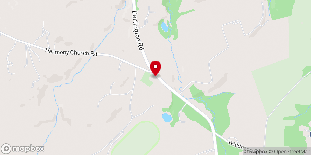 Map showing location of Living Hope Presbyterian Church, PCA