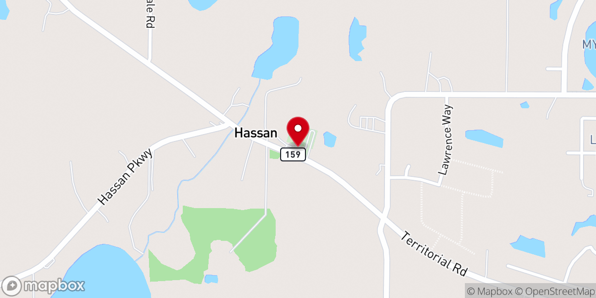 Map showing location of Living Hope!