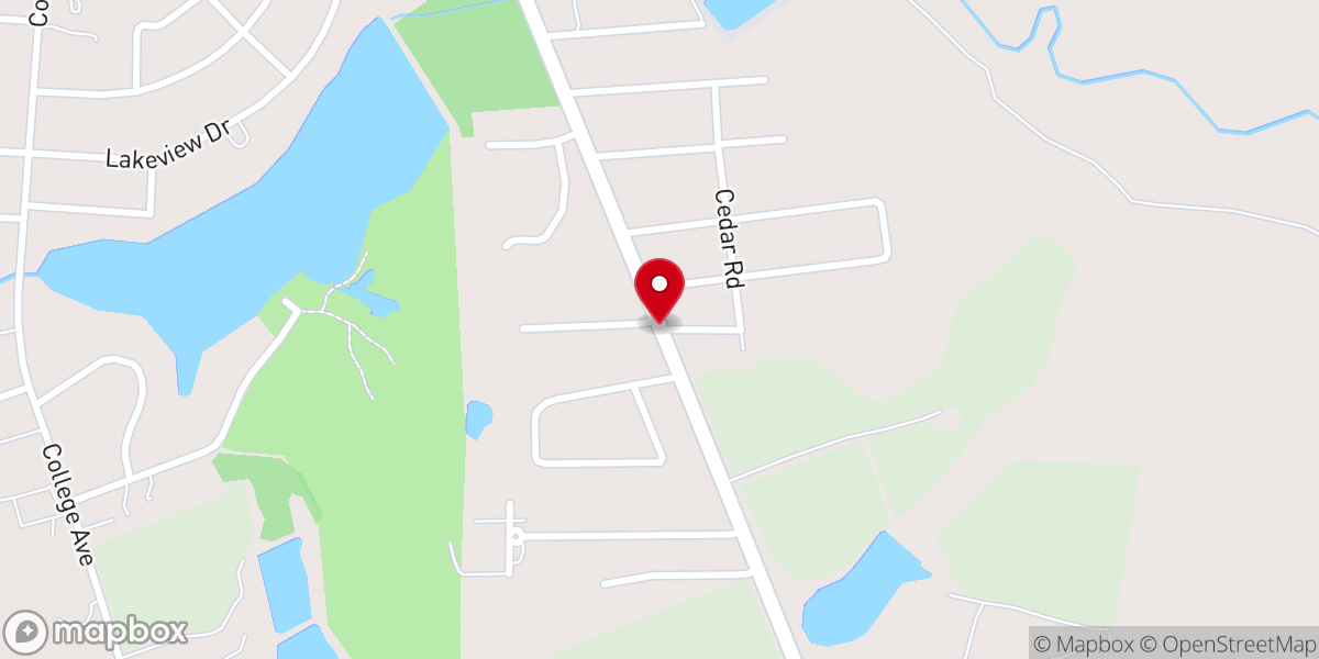 Map showing location of Living River Church of God