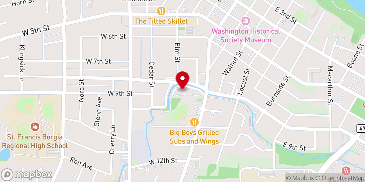 Map showing location of Living Stones Fellowship