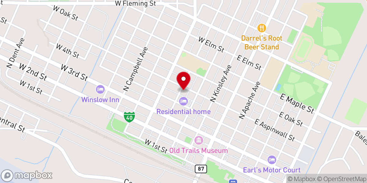 Map showing location of Living Water Church