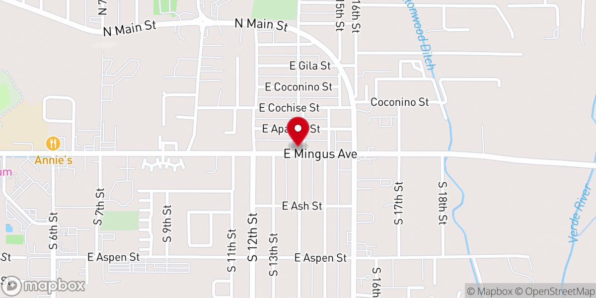 Map showing location of Living Water Foursquare Church