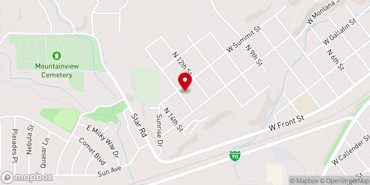 Map showing location of Livingston United Pentecostal Church
