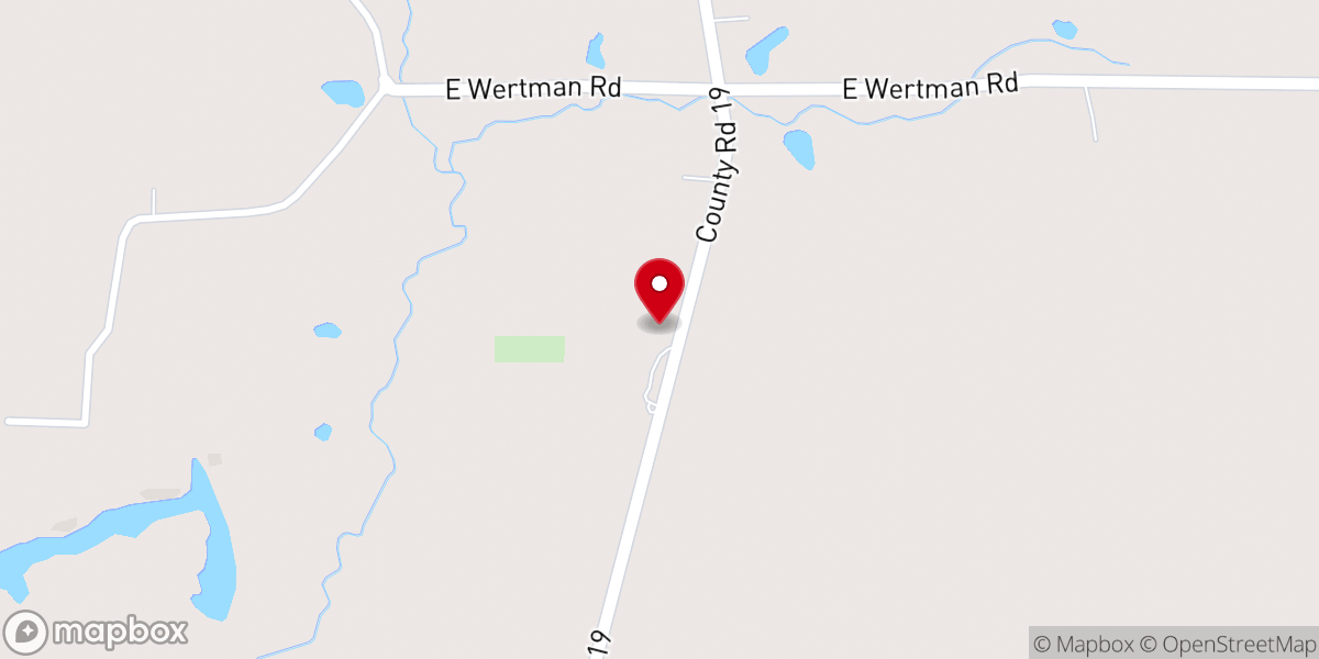 Map showing location of Locust Lane United Methodist