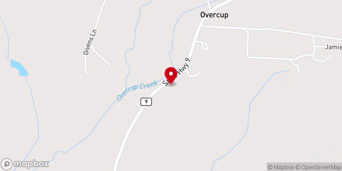 Map showing location of Lonoke Missionary Baptist Church