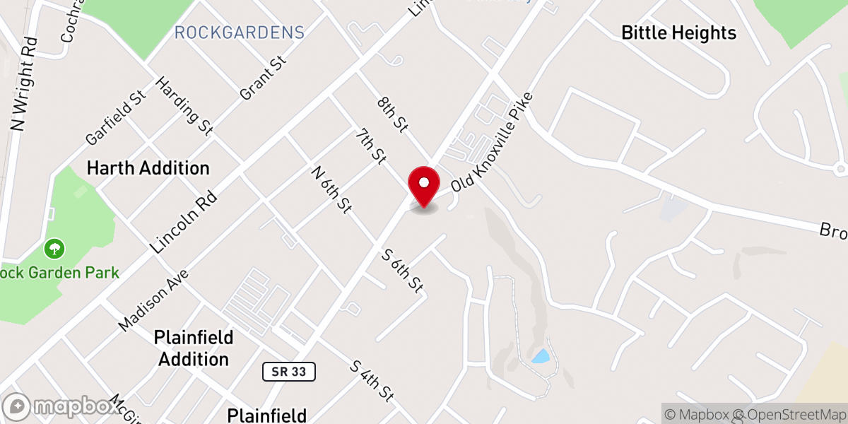 Map showing location of Lord's Disciples Ministries