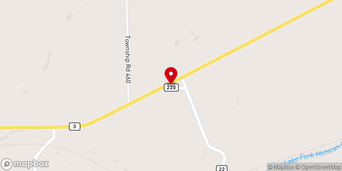 Map showing location of Loudonville Baptist Temple