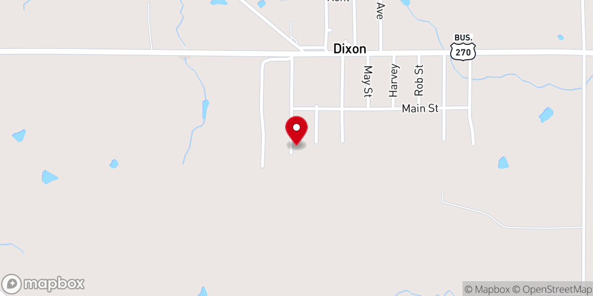 Map showing location of Love Chapel C.O.G.I.C