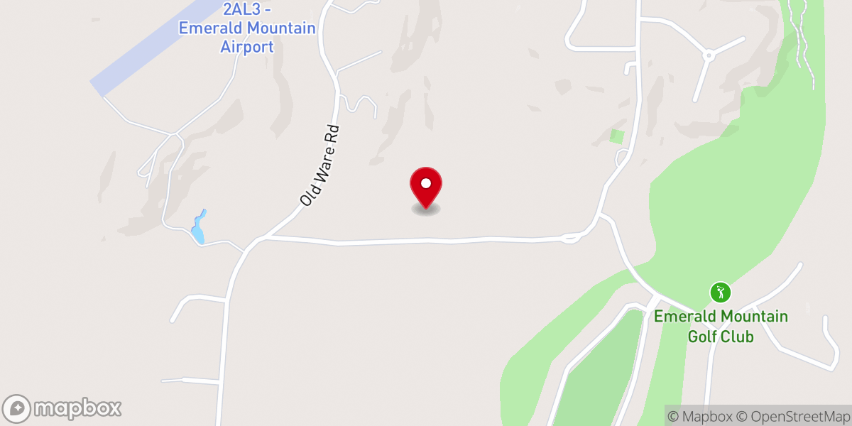 Map showing location of Loving Peace Baptist Church