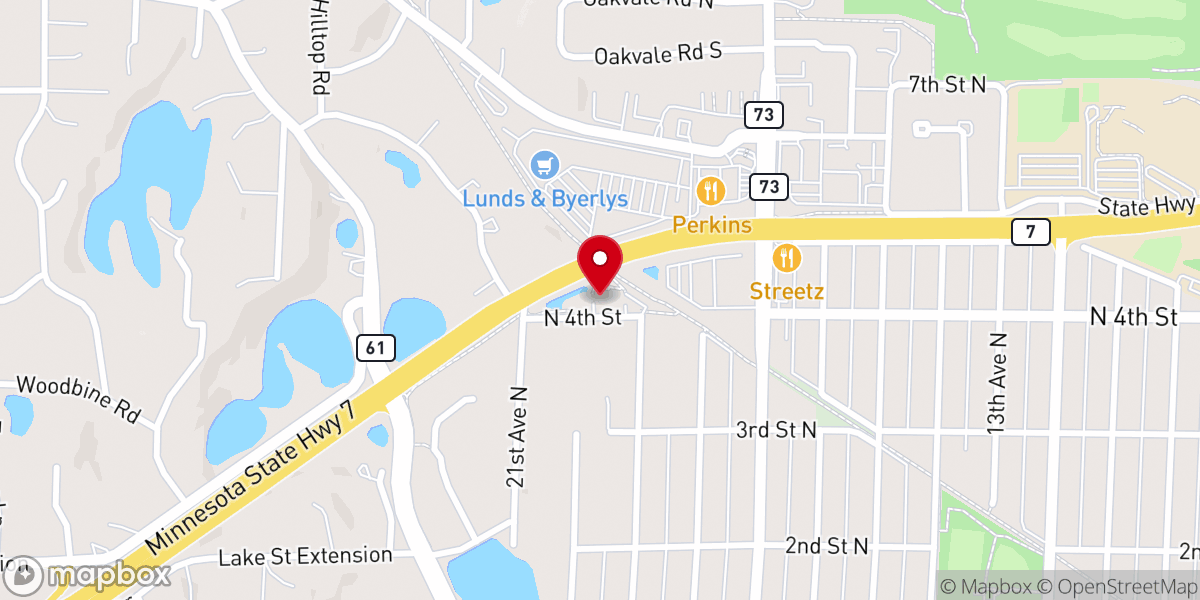 Map showing location of Lutheran Community of Grace