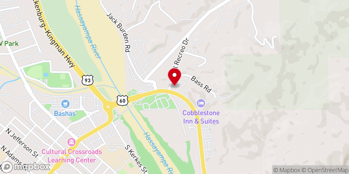 Map showing location of Manantial De Vida Christain Church