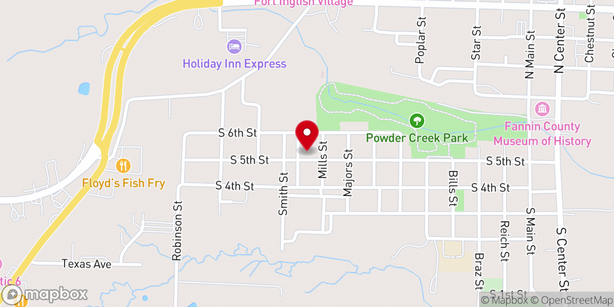 Map showing location of Manna House - Food Ministry