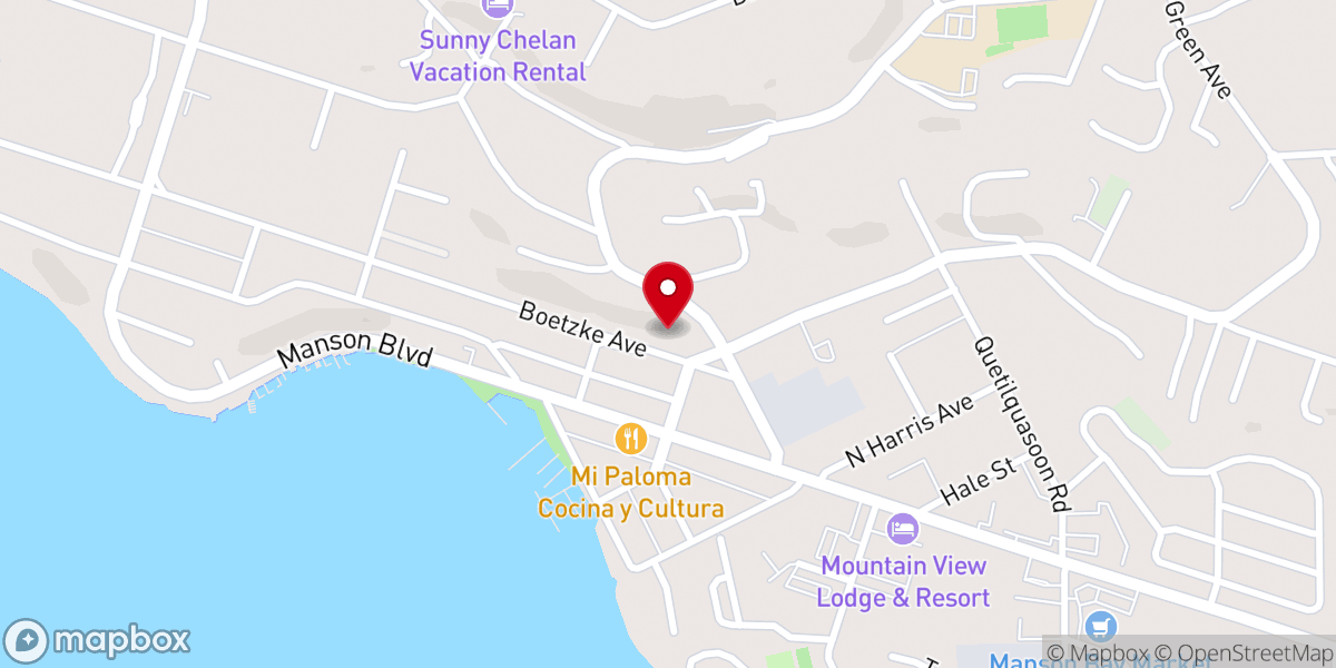Map showing location of Manson United Methodist Church