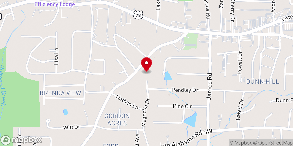 Map showing location of Maranatha Life Church