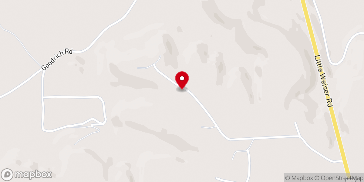 Map showing location of Marymount Hermitage