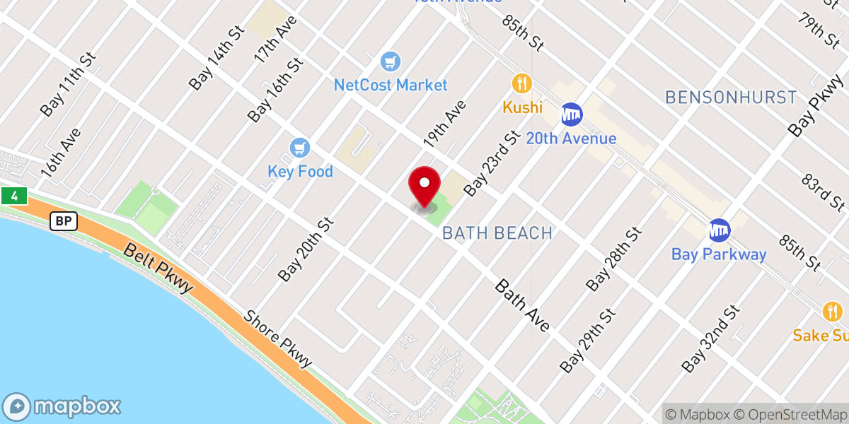 Map showing location of MAS Youth Center