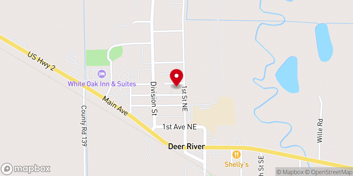 Map showing location of Methodist Parsonage