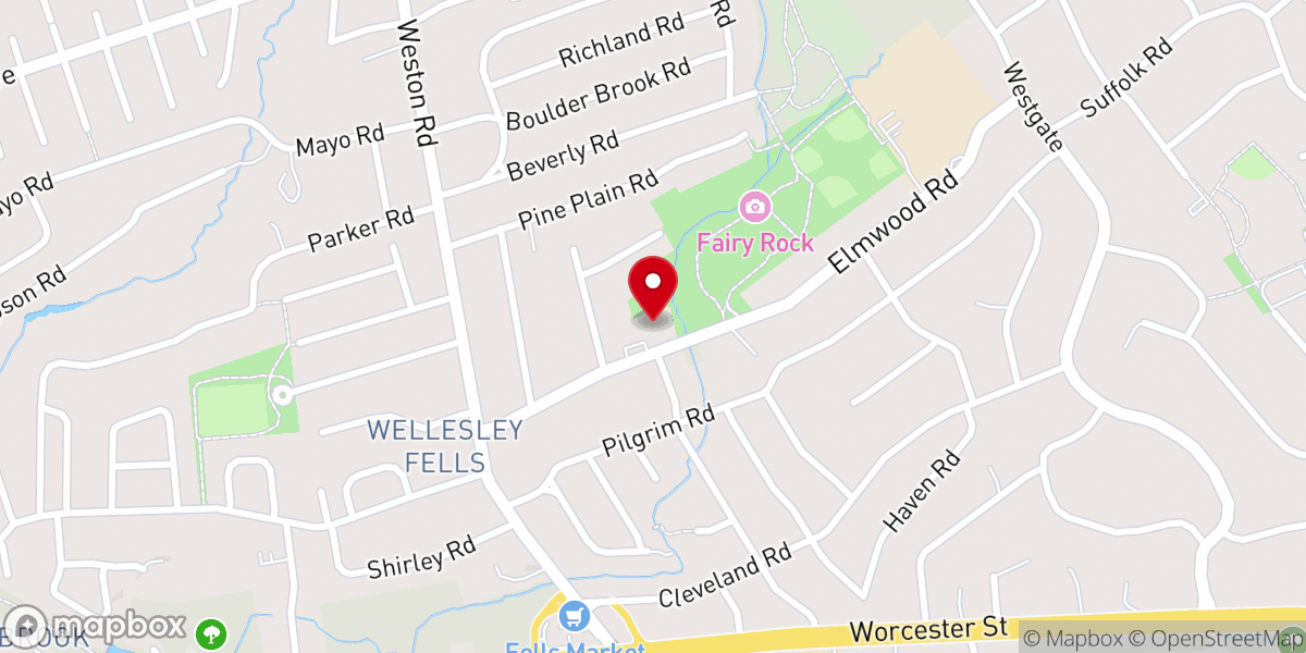 Map showing location of MetroWest Baptist Church