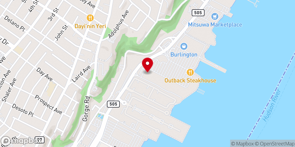Map showing location of Michaels