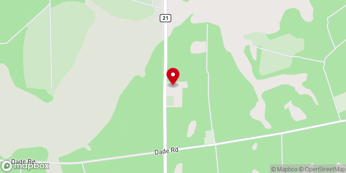 Map showing location of Middleburg Church of God