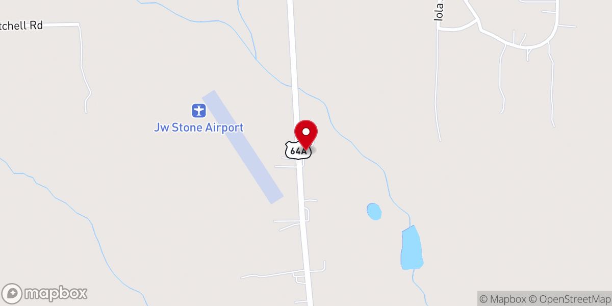 Map showing location of MidPoint Church