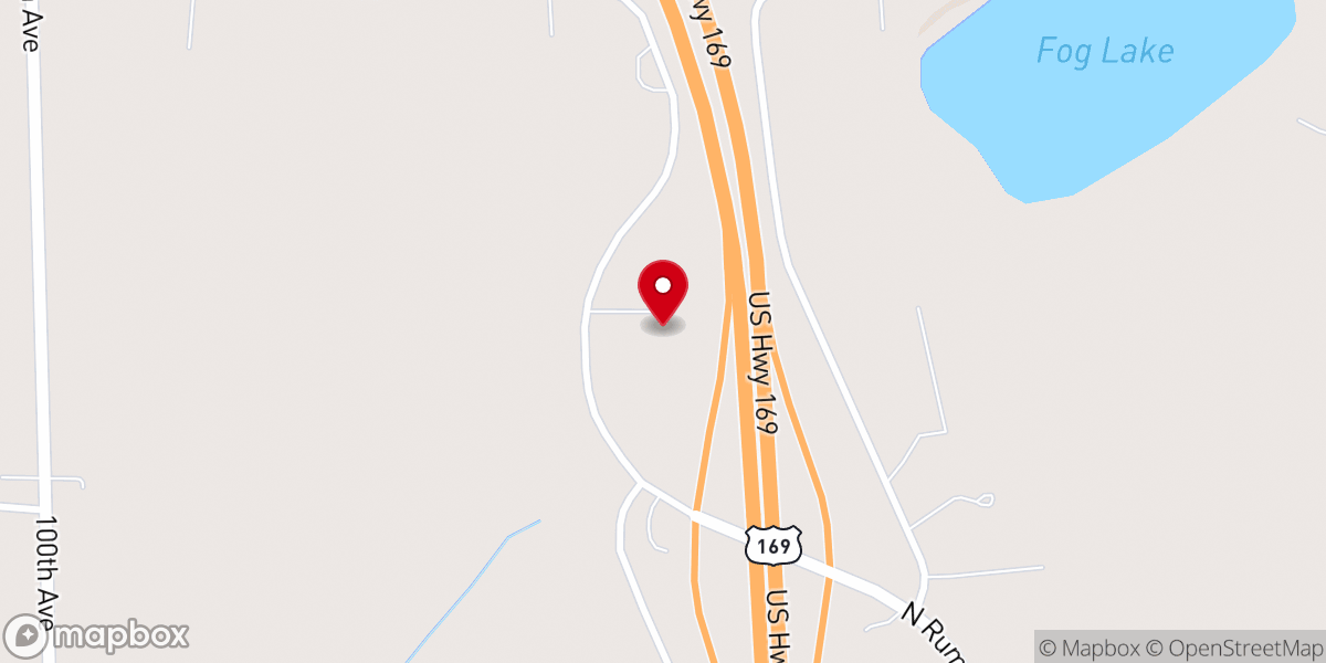 Map showing location of Midwest Machinery Co.