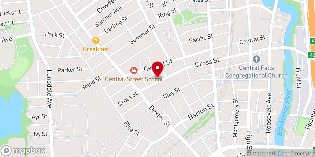 Map showing location of Ministerio Internacional Bethel