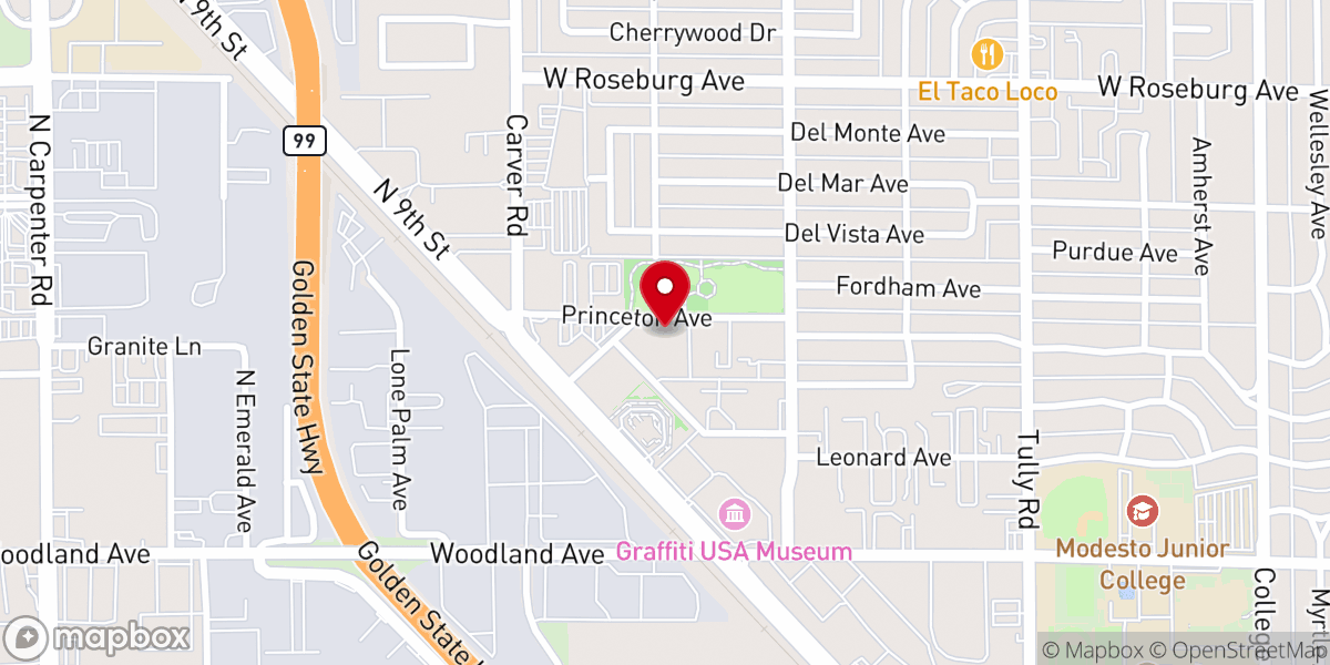 Map showing location of Ministry of Christ